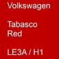 Preview: Volkswagen, Tabasco Red, LE3A / H1.